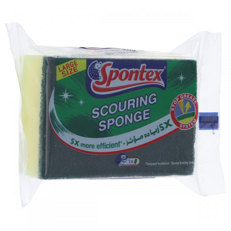 Spontex Scouring Sponge Large Size - HKarim Buksh
