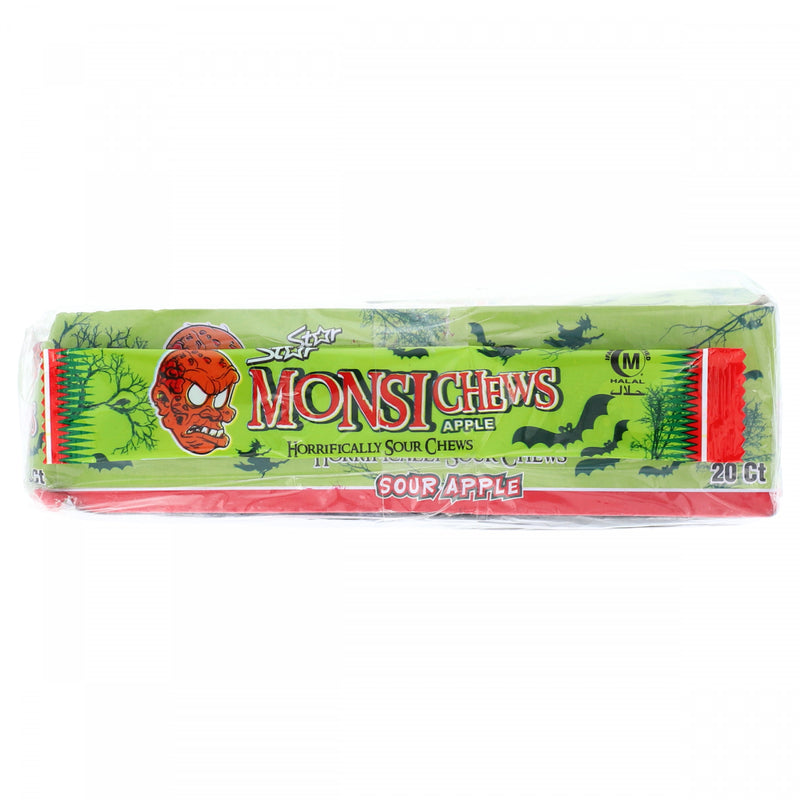 Star Monsi Chews Horrifically Sour Chews 20Ct - HKarim Buksh