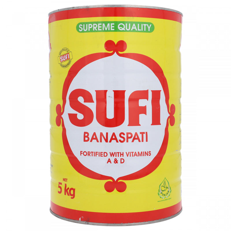 Sufi Banaspati 5kg Tin - HKarim Buksh