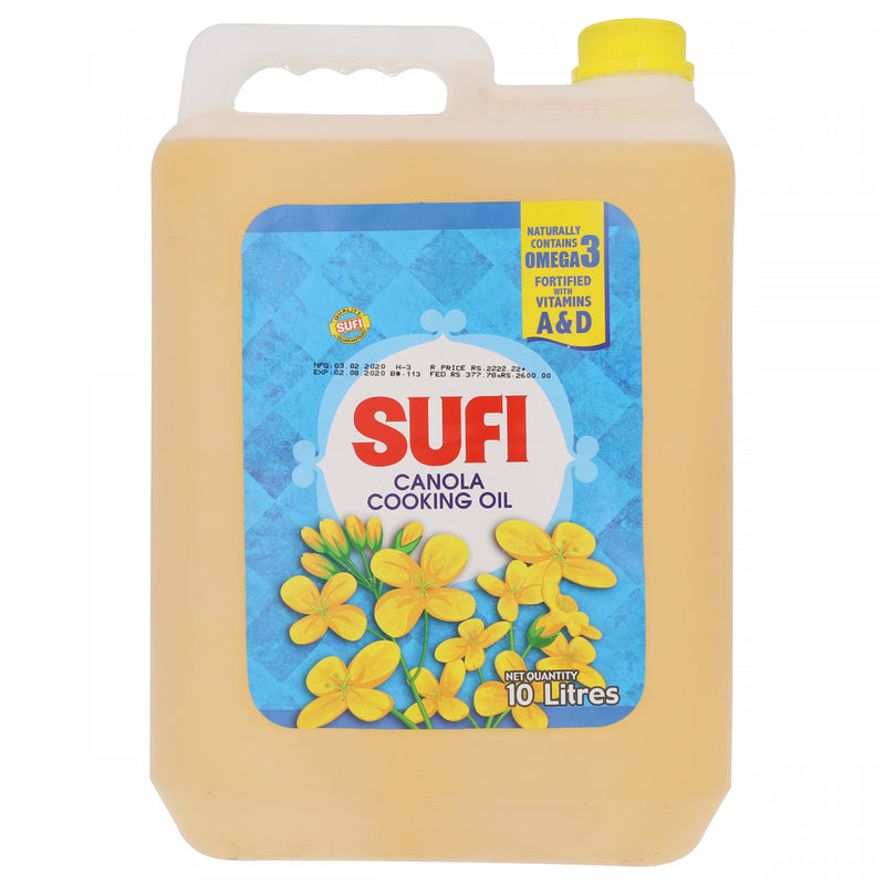Sufi Canola Cooking Oil 10 Litres - HKarim Buksh