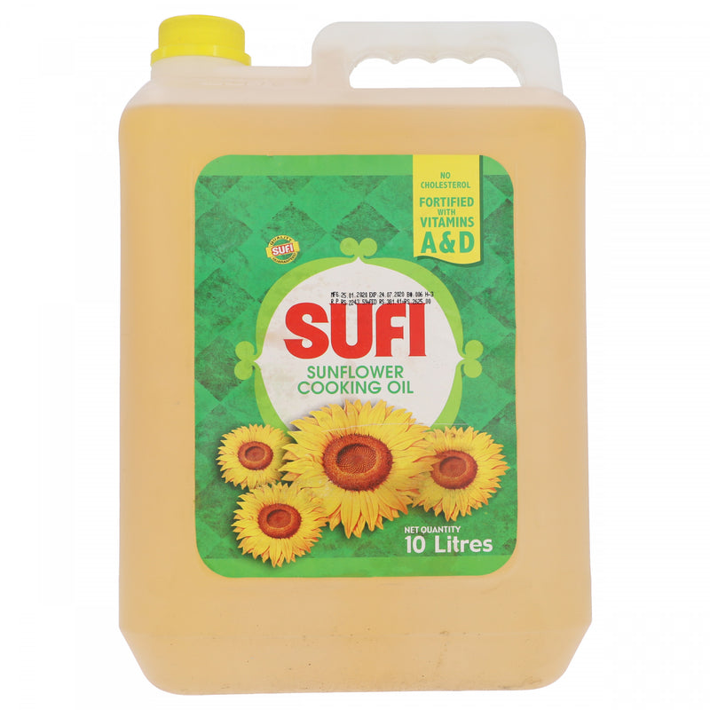 Sufi Sunflower Cooking Oil 10 Litres - HKarim Buksh
