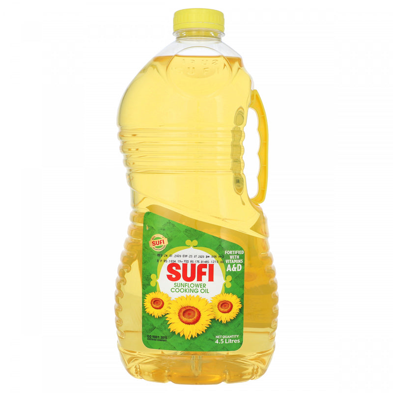 Sufi Sunflower Cooking Oil 4.5 Litres - HKarim Buksh