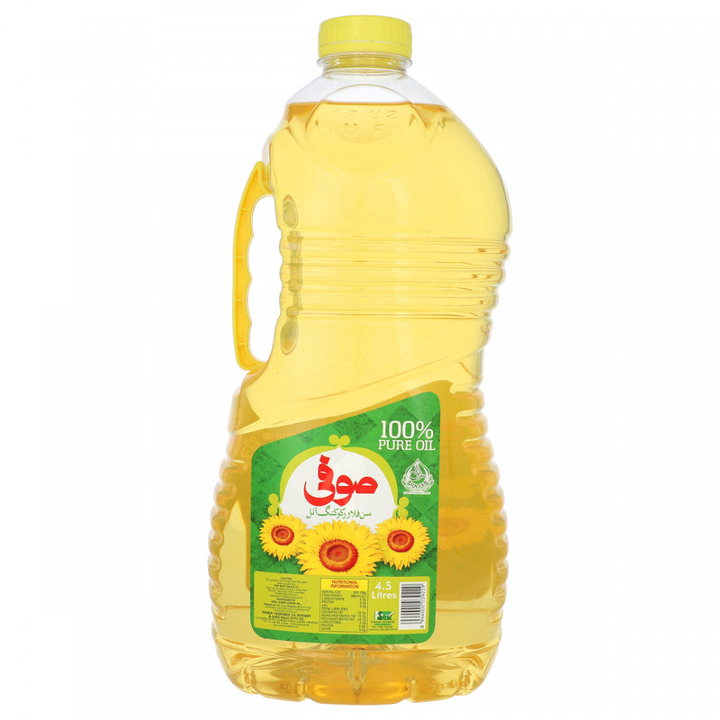Sufi Sunflower Cooking Oil 4.5 Litres - HKarim Buksh