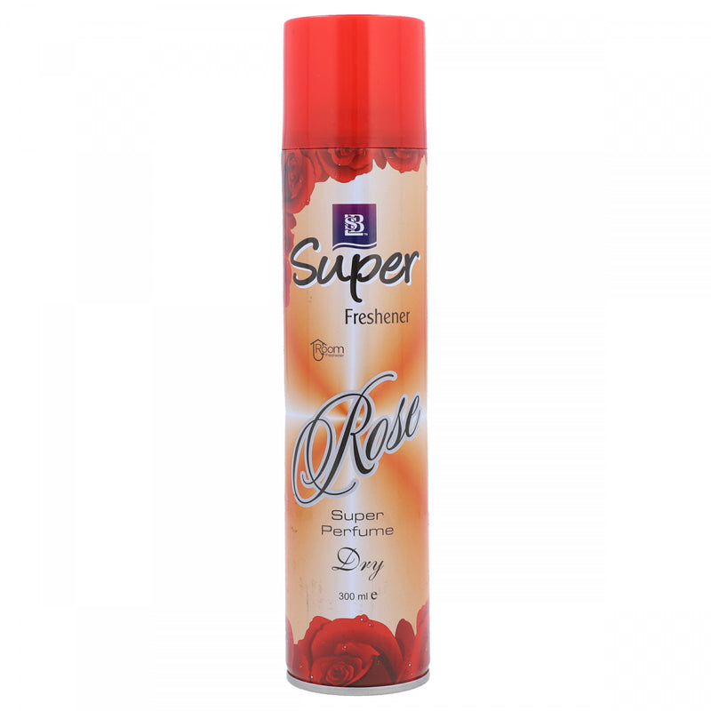 Super Room Freshener ROSE 300ml - HKarim Buksh