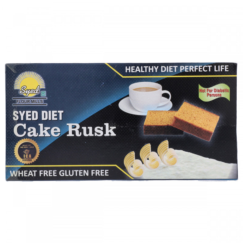 Syed Flour Mills Diet Cake Rusk 200g - HKarim Buksh