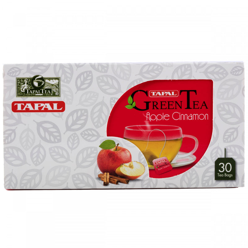 Tapal Green Tea Apple Cinnamon 30 Tea Bags - HKarim Buksh
