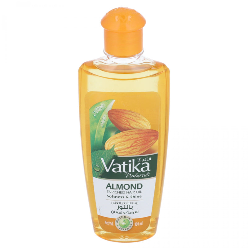 Vatika Naturals Almond Enriched Hair Oil 100ml - HKarim Buksh