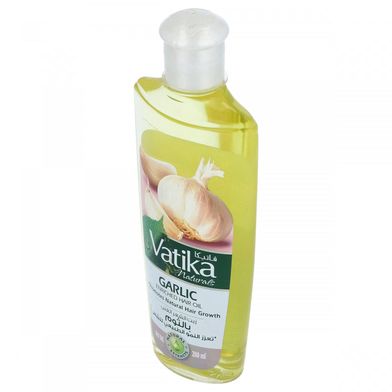 Vatika Naturals Garlic Enriched Hair Oil 200ml - HKarim Buksh