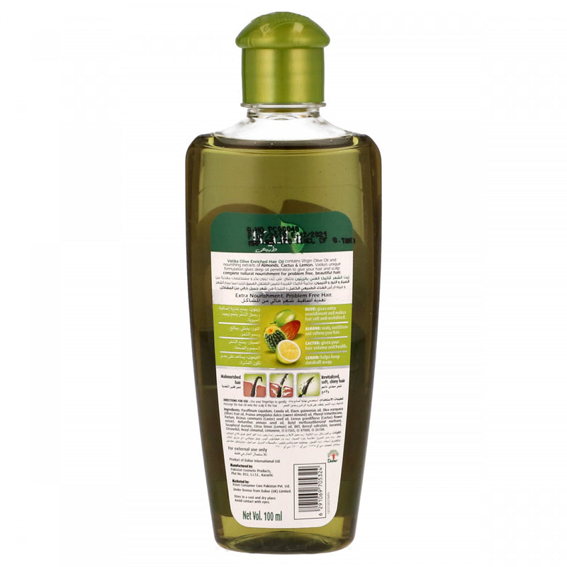 Vatika Naturals Olive Enriched Hair Oil 100ml - HKarim Buksh
