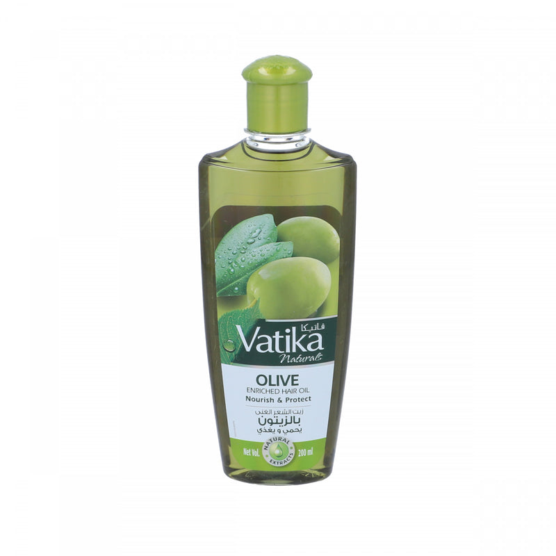 Vatika Naturals Olive Enriched Hair Oil 200ml - HKarim Buksh