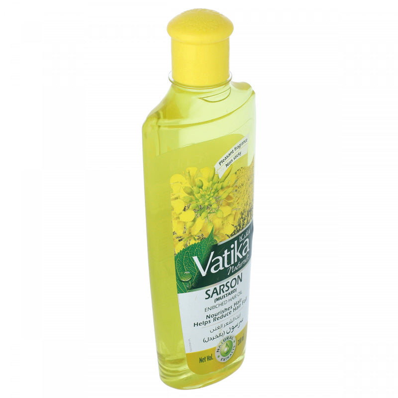 Vatika Sarson (Mustard) Enrished Hair Oil 200ml - HKarim Buksh