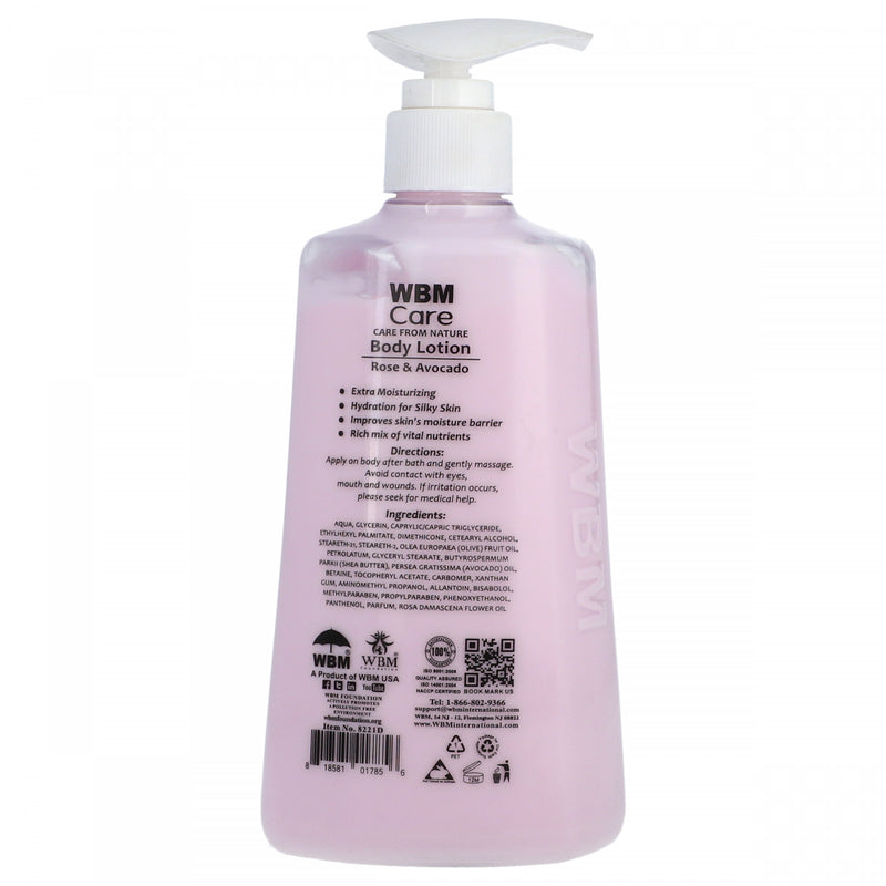 WBM Care Rose & Avocado Body Lotion 300g - HKarim Buksh