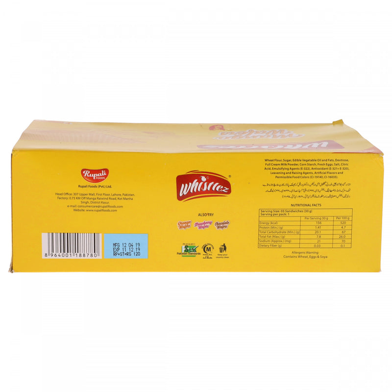 Whistlez Mango Wafers 12 Snack Packs - HKarim Buksh