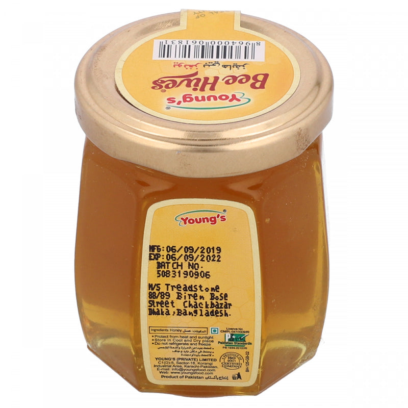 Youngs Bee Hives Natural Honey 125 g - HKarim Buksh