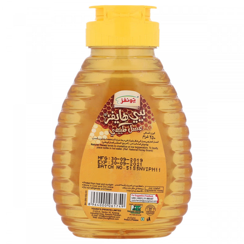 Youngs Bee Hives Natural Honey 250 g - HKarim Buksh