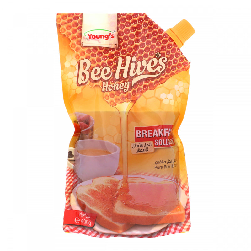 Youngs Bee Hives Natural Honey 400g - HKarim Buksh