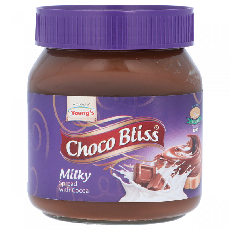 Youngs Choco Bliss Milky Spread with Cocoa 350g - HKarim Buksh