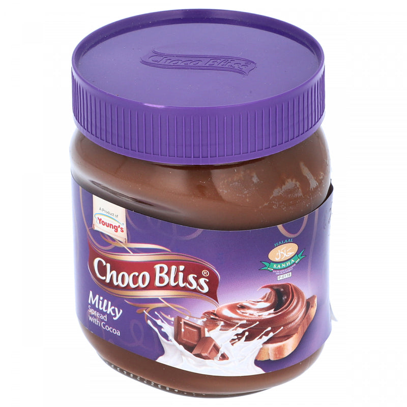 Youngs Choco Bliss Milky Spread with Cocoa 350g - HKarim Buksh