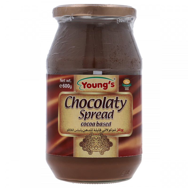 Youngs Chocolate Spread Cocoa Based 600g - HKarim Buksh