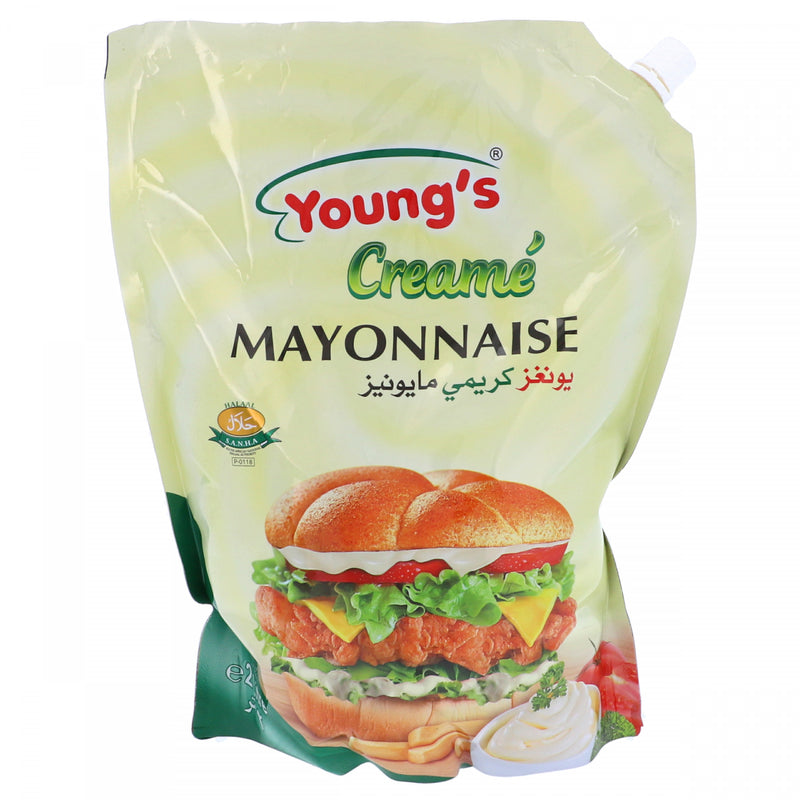 Youngs Creame Mayonese 2 Litre Pouch - HKarim Buksh