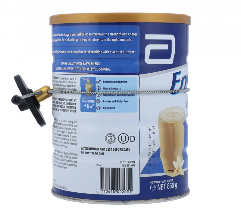 Abbott Ensure Vanilla Flavored Nutritional Suppliment 850g - HKarim Buksh