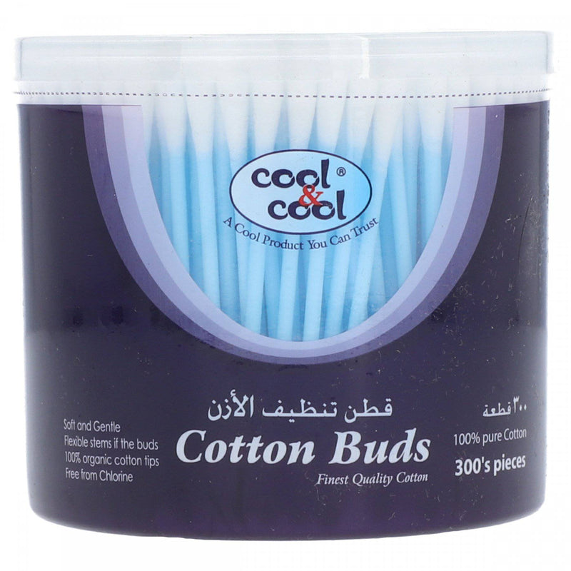 Cool & Cool Cotton Buds 300PCs - HKarim Buksh