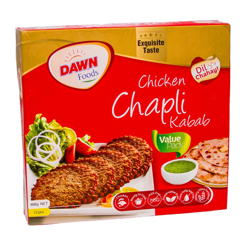 DAWN CHAPLI KABAB 12 PCS 888 GM - HKarim Buksh