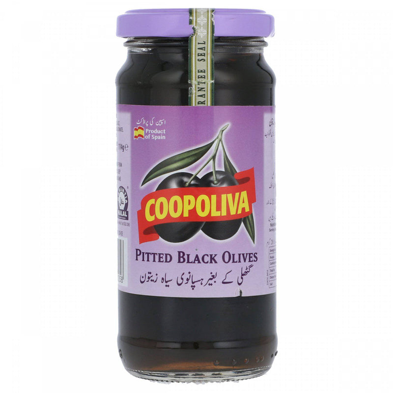 Coopoliva Pitted Black Olives 235g - HKarim Buksh