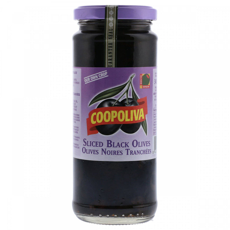 Coopoliva Sliced Black Olives 345g - HKarim Buksh
