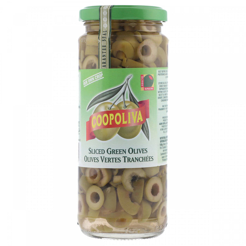 Coopoliva Sliced Green Olives 345g - HKarim Buksh