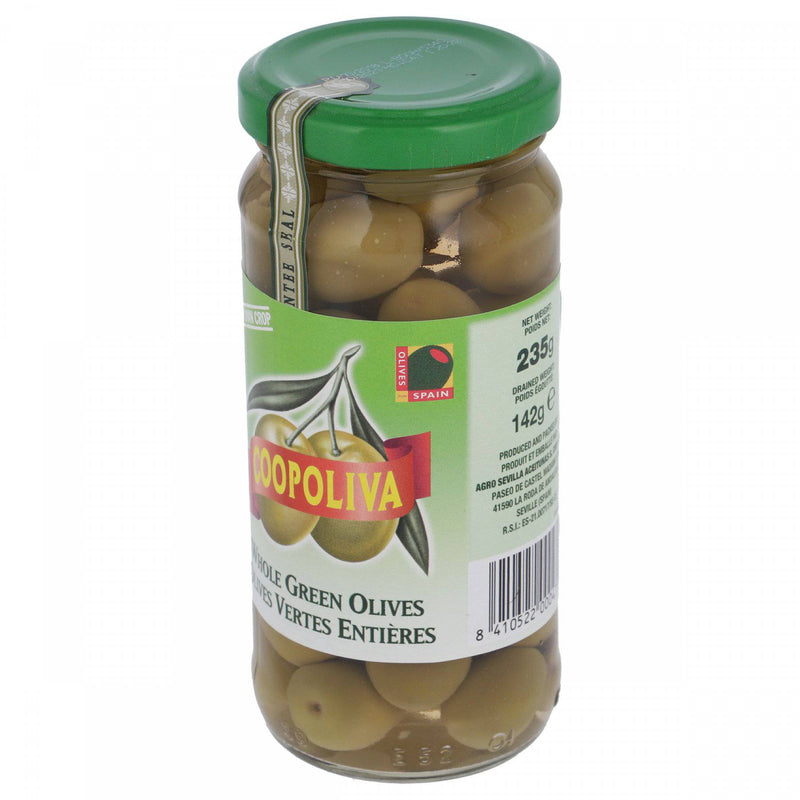 Coopolive Whole Green Olives 235g - HKarim Buksh