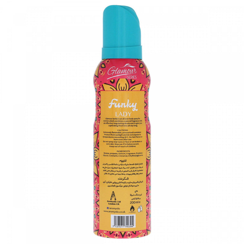 Glamour Series Funky Lady Premium French Perfume 200ml - HKarim Buksh