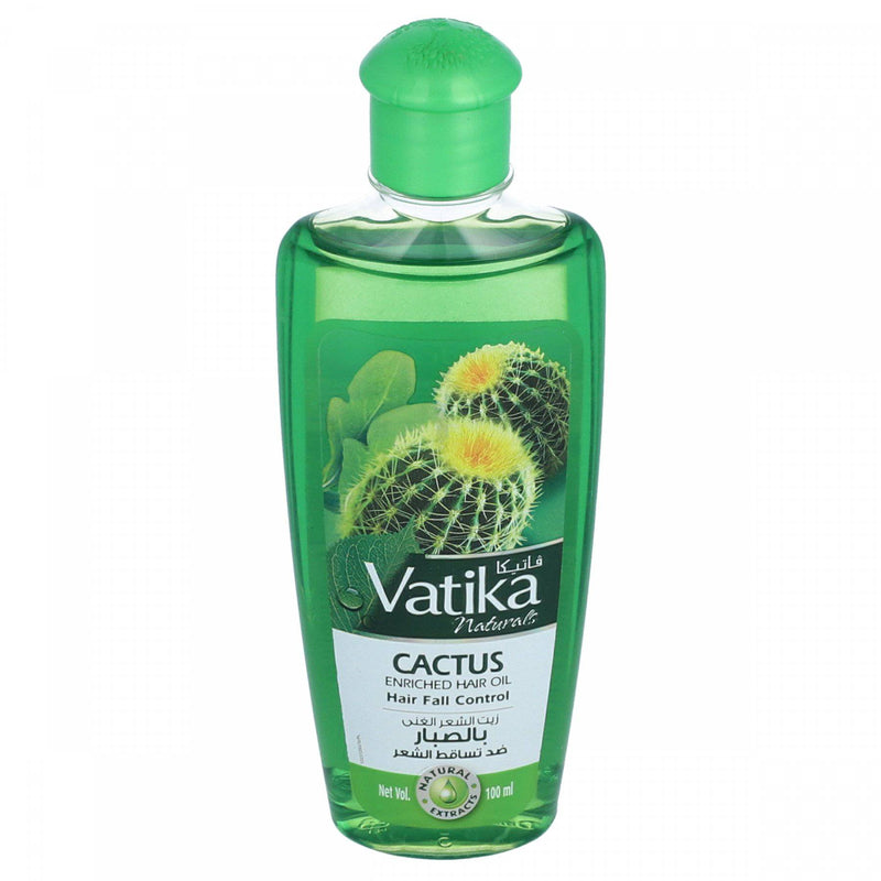 Vatika Cactus Enriched Hair Oil Hair Fall Control 100ml - HKarim Buksh