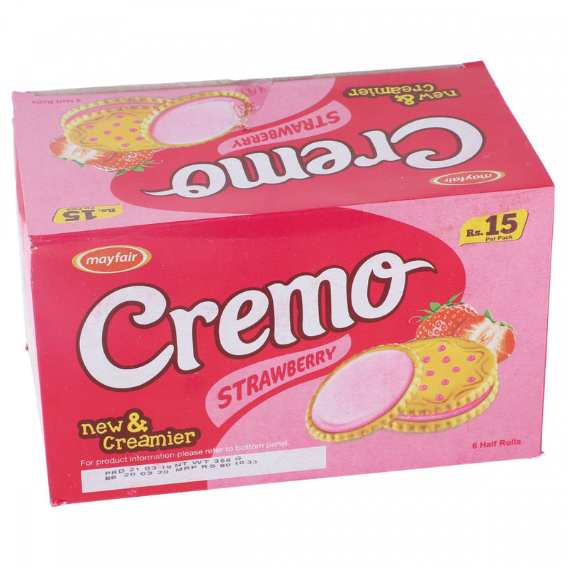 MayFair Creamo Strawberry 6 Half Rolls - HKarim Buksh