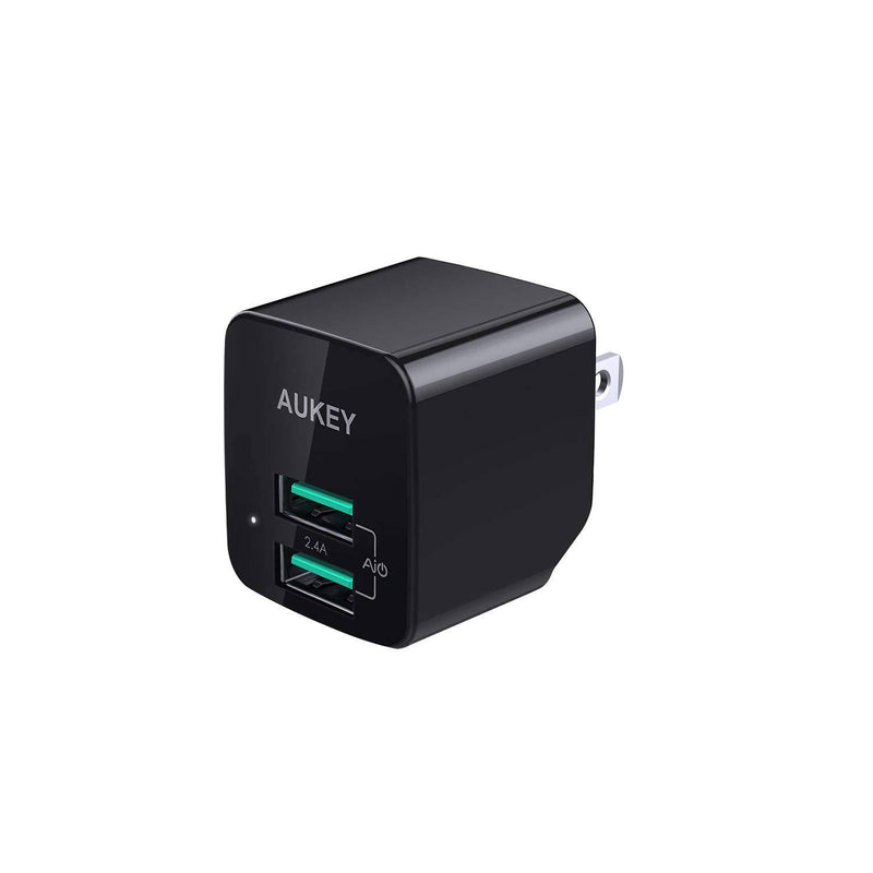 Aukey Mini Dual Port Wall Charger - HKarim Buksh