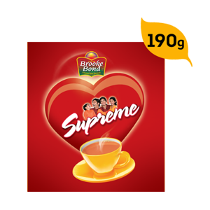 Brooke Bond Supreme Black Tea 190gm - HKarim Buksh