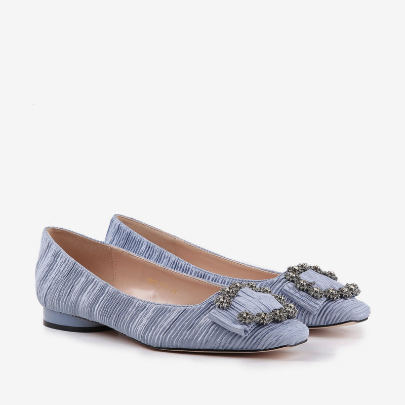 Iris Pastel Blue Shoes - HKarim Buksh