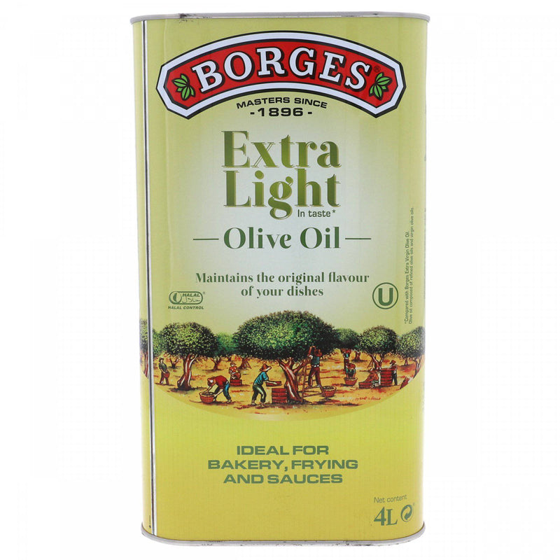 Borges Extra Light Virgin Olive Oil 4 Litre - HKarim Buksh