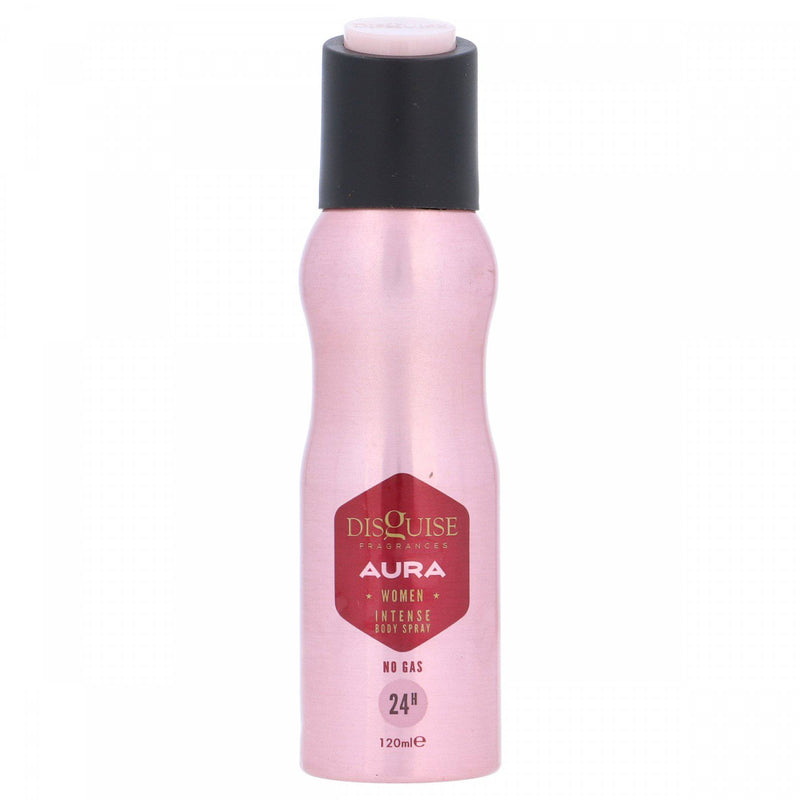 Disguise Aura Women Intense Body Spray No Gas 120ml - HKarim Buksh