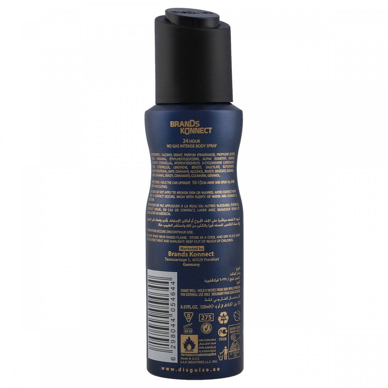 Disguise Desire Men Intense Body Spray No Gas 120ml - HKarim Buksh