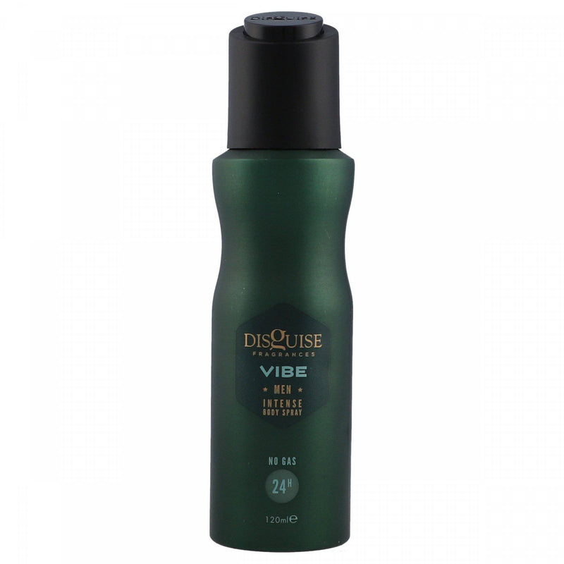 Disguise Vibe Men Intense Body Spray No Gas 120ml - HKarim Buksh