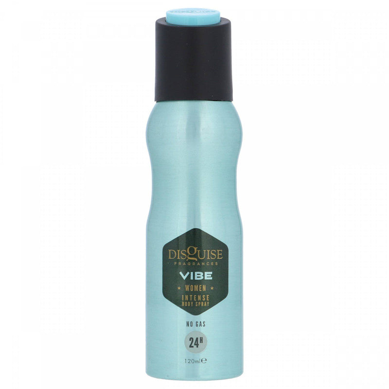 Disguise Vibe Women Intense Body Spray No Gas 120ml - HKarim Buksh