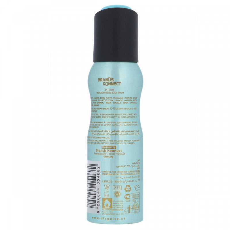 Disguise Vibe Women Intense Body Spray No Gas 120ml - HKarim Buksh
