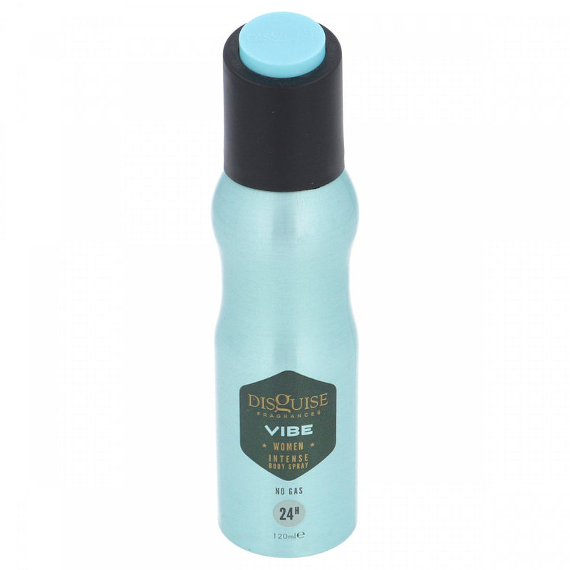 Disguise Vibe Women Intense Body Spray No Gas 120ml - HKarim Buksh