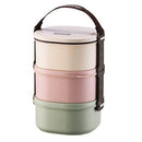 PLASTIC 3-TIER LUNCH BOX - Small - HKarim Buksh