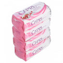 Capri Moisturising Rose Petal and Milk Protein Bar Soap 100g x 4 - HKarim Buksh