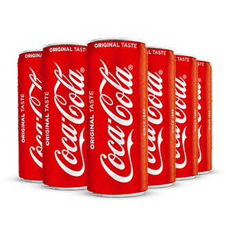 Coca-Cola 250ml Can x 12 - HKarim Buksh