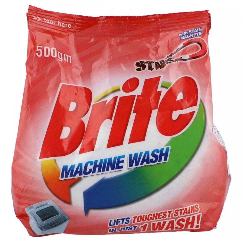 Brite Machine Wash Washing Powder 500g - HKarim Buksh