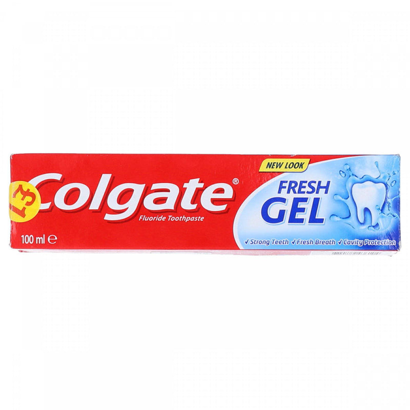 Colgate Fresh Gel Floride Toothpaste 100ml - HKarim Buksh