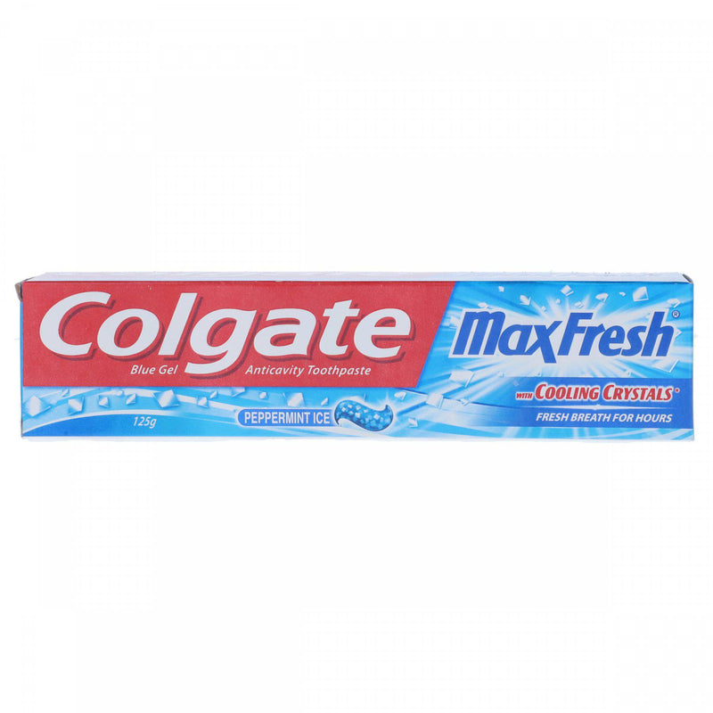 Colgate Max-Fresh Peppermint Ice Blue 125g - HKarim Buksh